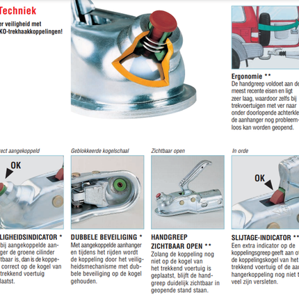 AL-KO AL-KO AK7-G - Rohr 45 mm - 750 kg - ungebremste Kugelkupplung
