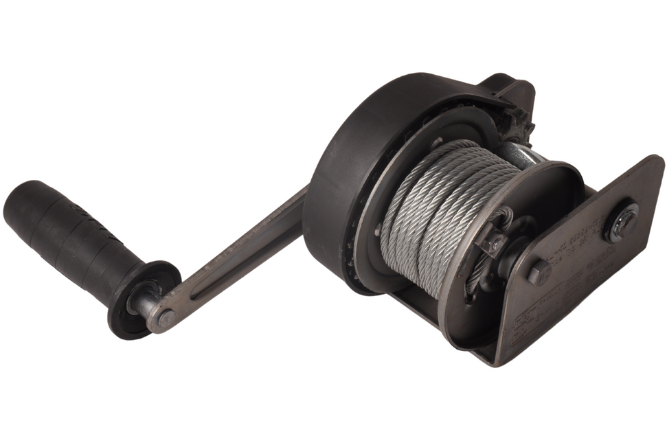 AL-KO Handwinde gebremst 351 kg Übersetzung 2,5:1 inklusive Seil und Haken