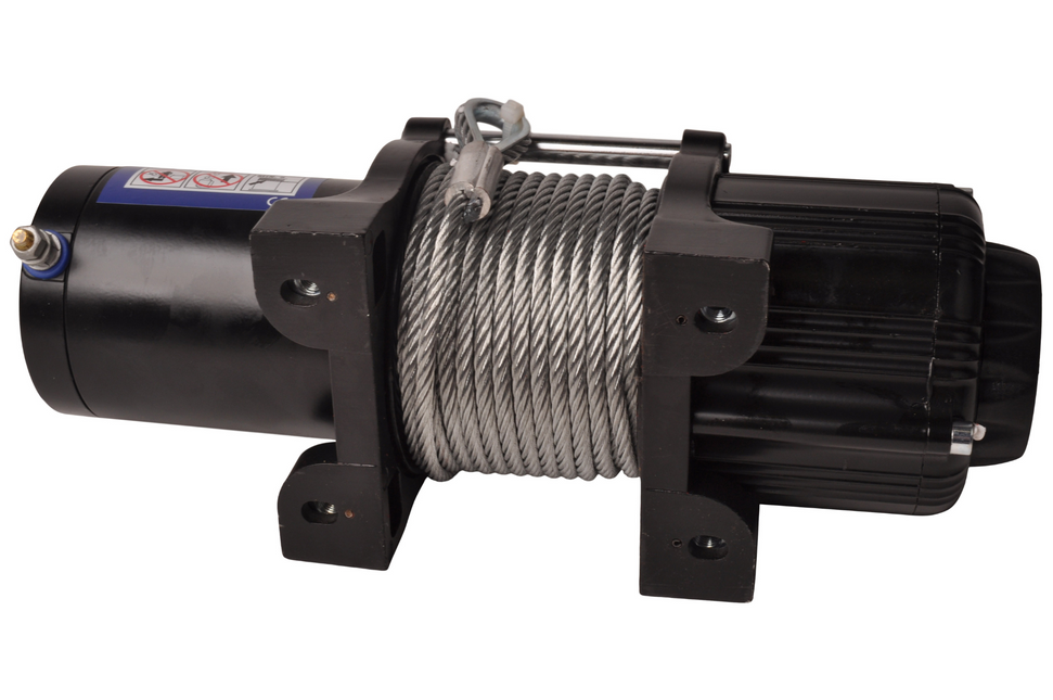 Anhängershop Elektrische Winde 2045 kg einschließlich Stahlseil und Haken