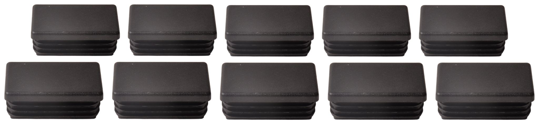 Anhängershop Steckbare Kappe 50x30 mm - 10 Stück