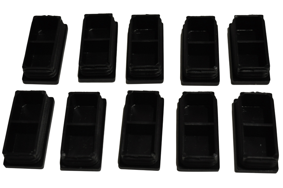 Anhängershop Steckbare Kappe 60x30 mm - 10 Stück