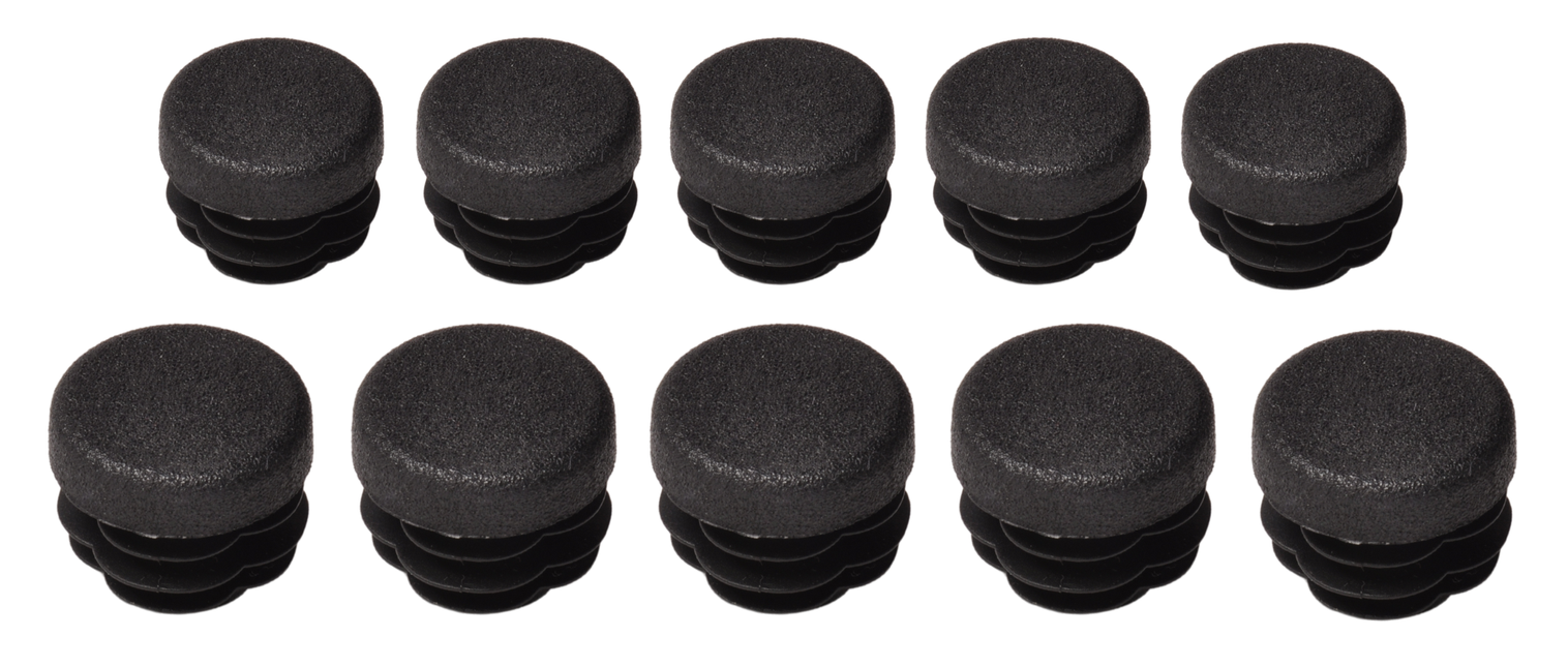 Anhängershop Steckbare Kappe rund 20 mm - 10 Stück