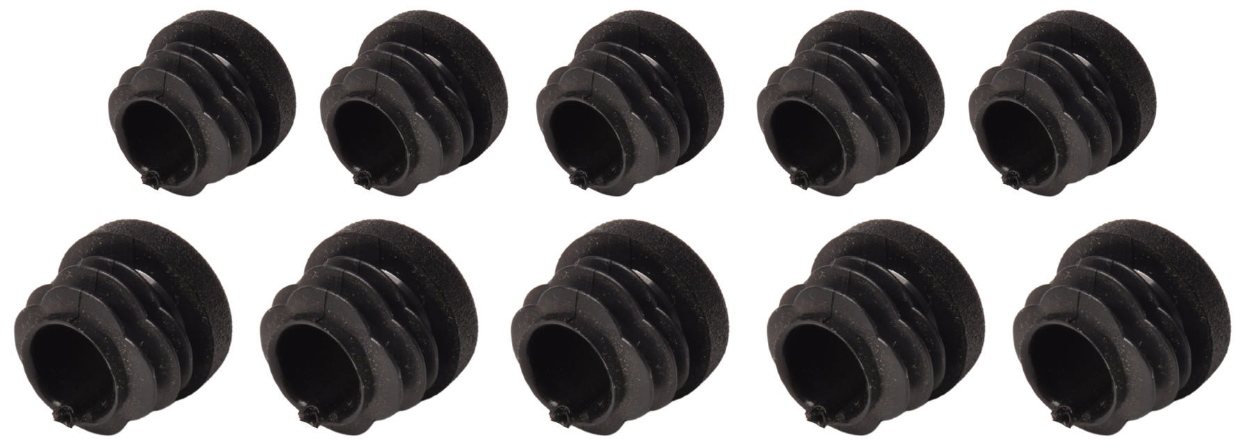 Anhängershop Steckbare Kappe rund 20 mm - 10 Stück