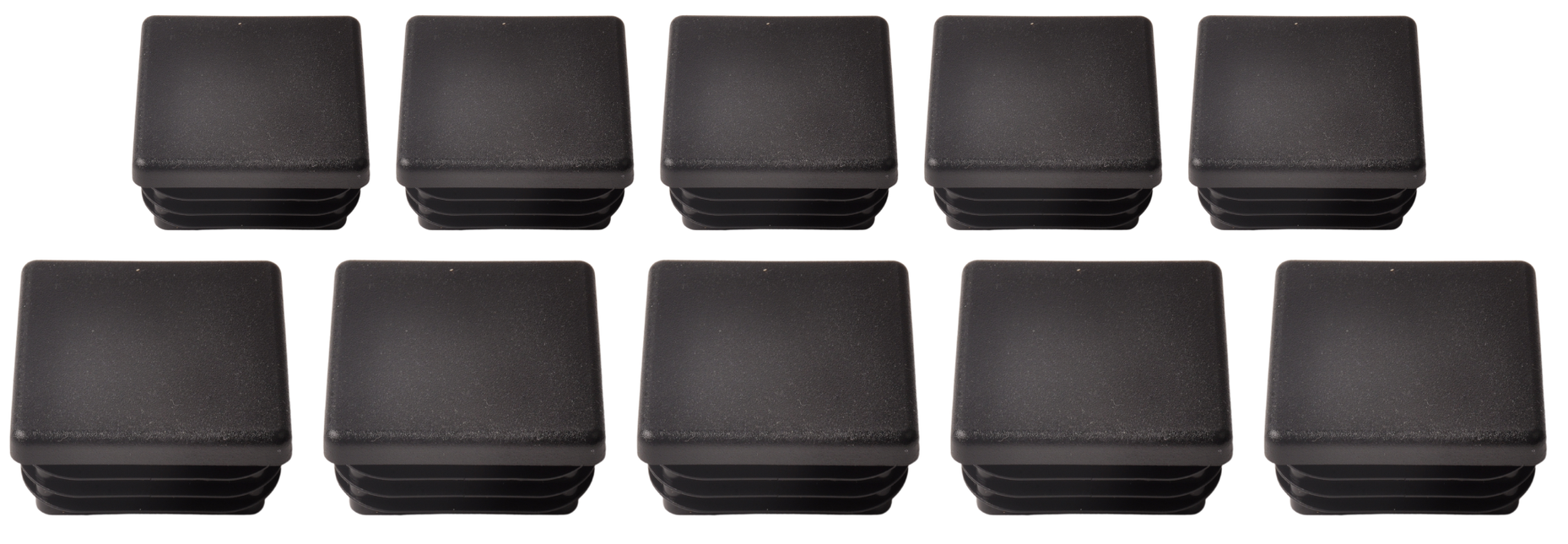 Anhängershop Steckbare Kappe viereckig 40x40 mm - 10 Stück