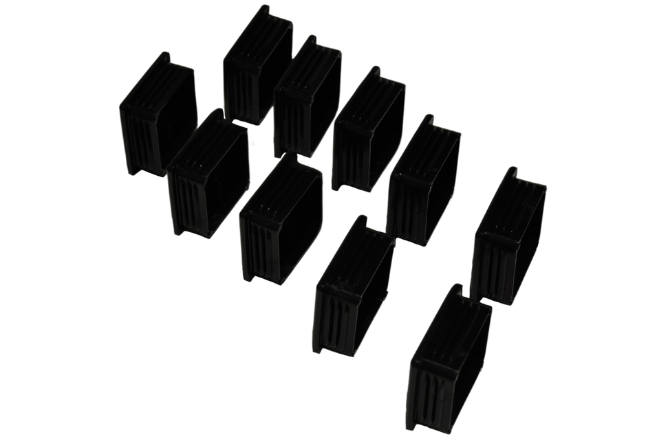 Anhängershop Steckbare Kappe viereckig 60x60 mm - 10 Stück