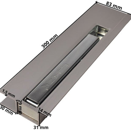 Anssems Spannverschluss 300 mm Alu rechts (Typ Anssems GT)