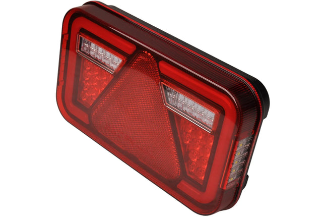 Aspock Anhänger Rückleuchte - Aspöck MultiLED 4 - links - 241x141x71 mm - vollständig LED - 5-poliger Bajonettanschluss