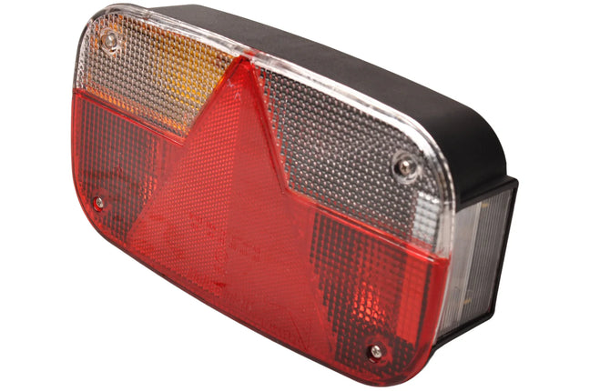 Aspock Anhänger Rückleuchte - Aspöck Multipoint 3 - links - 244x138x60 mm - 5-poliger Bajonettanschluss