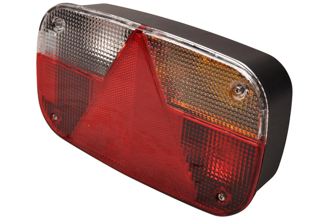 Aspock Anhänger Rückleuchte - Aspöck Multipoint 3 - rechts - 244x138x60 mm - 5-poliger Bajonettanschluss