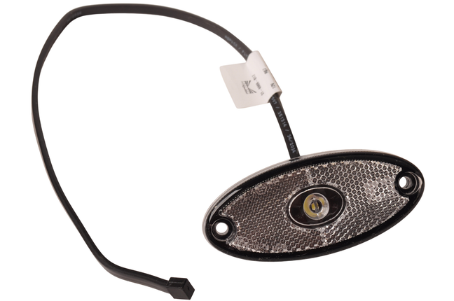 Aspock Aspock Flatpoint 2 - 12V weiße Begrenzungsleuchte - Steckeranschluss 50 cm DC-Kabel - LED