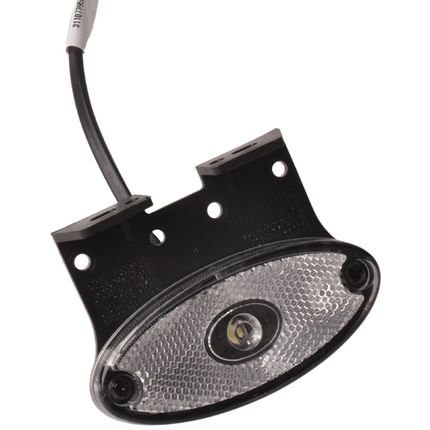 Aspock Aspock Flatpoint 2 - weiße Positionsleuchte - 50 cm DC-Kabel - LED - auf Halterung