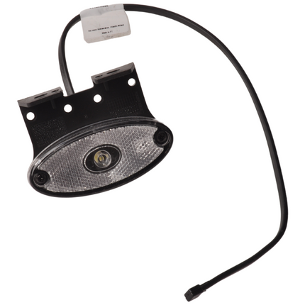 Aspock Aspock Flatpoint 2 - weiße Positionsleuchte - 50 cm DC-Kabel - LED - auf Halterung