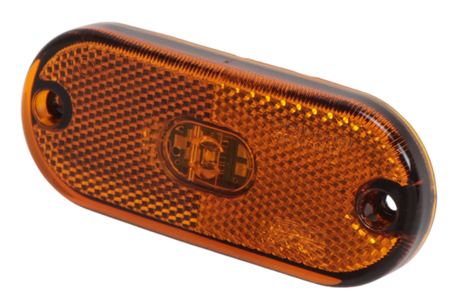 Aspock Aspock Flatpoint 3 - orange/gelbe Begrenzungsleuchte - 2-adriges Kabel mit Steckbrücken - LED