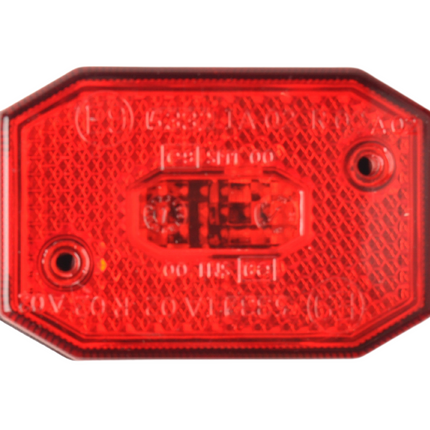 Aspock Aspöck Flexipoint 1 Begrenzungsleuchte - rot - lose Kabelverbindung