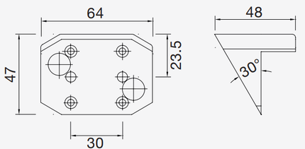 Aspock Aspöck Flexipoint Halter für Kotflügelmontage