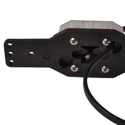 Aspock Aspöck Flexipoint LED links- Begrenzungsleuchte rot/weiß auf kleinem Gummihalter mit 0,5m Kabel