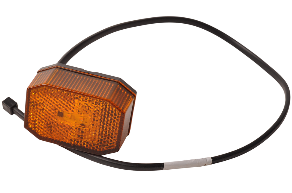 Aspock Aspöck Flexipoint - orange/gelbe Begrenzungsleuchte 50 cm Flachkabel - DC-Kabel