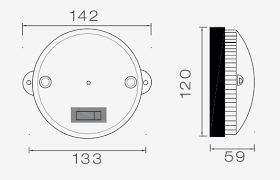 Aspock Aspöck Inpoint Innenraumleuchte mit Schalter