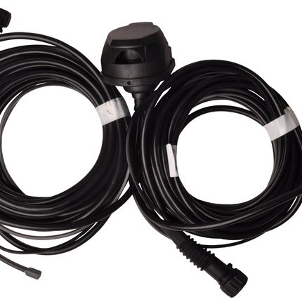 Aspock Aspöck Kabelsatz mit Steckdose - 600 cm - 7-polig - 2x 5-polig - Abzweigungen 310 cm - Anhängerkabel - Typ Aspöck