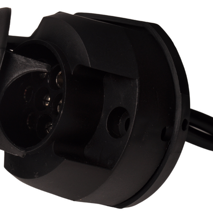 Aspock Aspöck Kabelsatz mit Steckdose - 600 cm - 7-polig - 2x 5-polig - Abzweigungen 310 cm - Anhängerkabel - Typ Aspöck