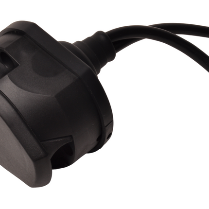 Aspock Aspöck Kabelsatz mit Steckdose - 600 cm - 7-polig - 2x 5-polig - Abzweigungen 310 cm - Anhängerkabel - Typ Aspöck