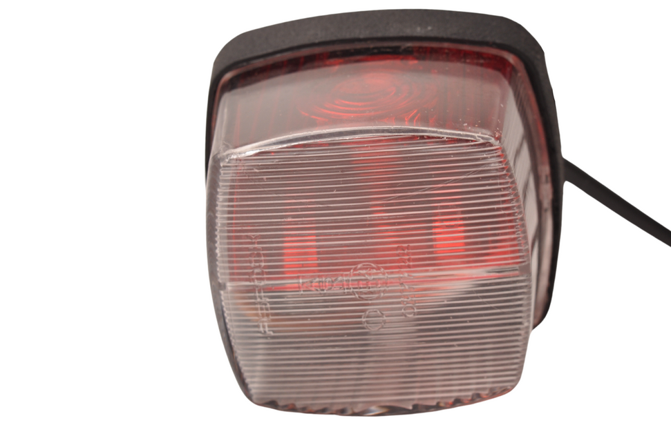 Aspock Aspock squarepoint Begrenzungsleuchte rot/weiß - 2 Meter DC-Kabel 2x0,75 mm²