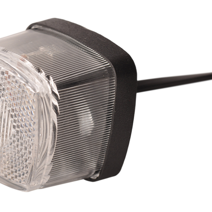 Aspock Aspöck Squarepoint Begrenzungsleuchte weiß mit 50 cm DC-Kabel