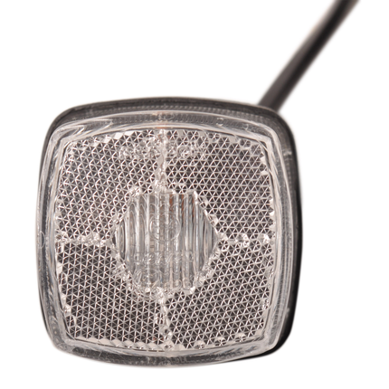 Aspock Aspöck Squarepoint Begrenzungsleuchte weiß mit 50 cm DC-Kabel