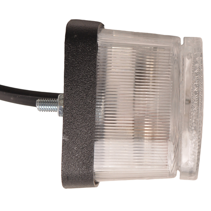 Aspock Aspöck Squarepoint Begrenzungsleuchte weiß mit 50 cm DC-Kabel