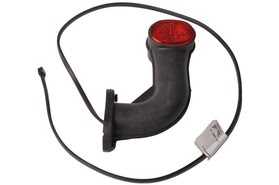 Aspock Aspöck Superpoint 2  Begrenzungsleuchte - links/rechts gewinkelt - weiß/orange/rot - Flachkabel