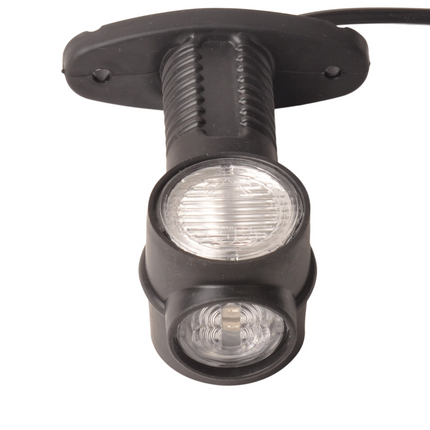 Aspock Aspock Superpoint 3 Begrenzungsleuchte LED - links/rechts - weiß/orange/rot - 1 Meter Flachkabel