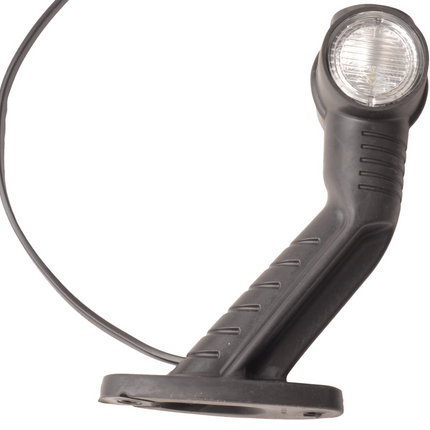 Aspock Aspock Superpoint 3 Begrenzungsleuchte LED - rechts - weiß/orange/rot - 1 Meter Flachkabel