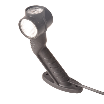 Aspock Aspock Superpoint 3 LED - links - weiß/orange/rot - 1 Meter Flachkabel