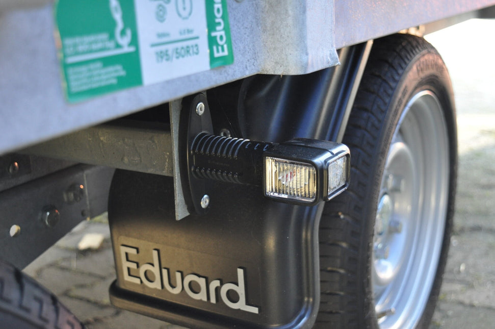 Aspock Aspock Superpoint 4 kurz Begrenzungsleuchte - rechts - weiß/rot/orange - LED - 100 cm Flachkabel - gerader Halter