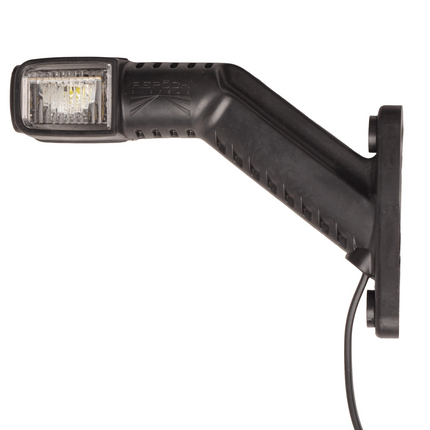 Aspock Aspöck Superpoint 4 - links - weiß/rot/orange - LED - 100 cm Flachkabel