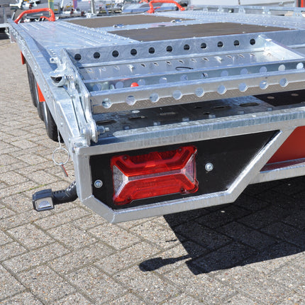 Aspock Aspöck Superpoint 4 - links - weiß/rot/orange - LED - 100 cm Flachkabel