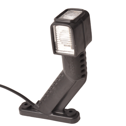 Aspock Aspöck Superpoint 4 - links - weiß/rot/orange - LED - 100 cm Flachkabel