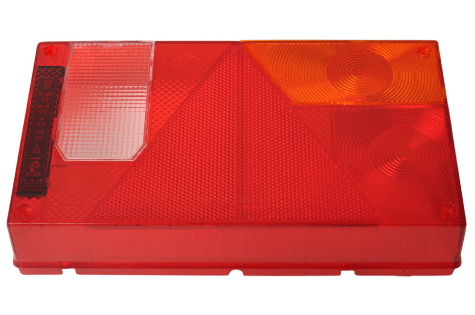 Aspock Einzelnes Glas für Aspöck Multipoint 1 - rechts - inklusive Rückfahrscheinwerfer