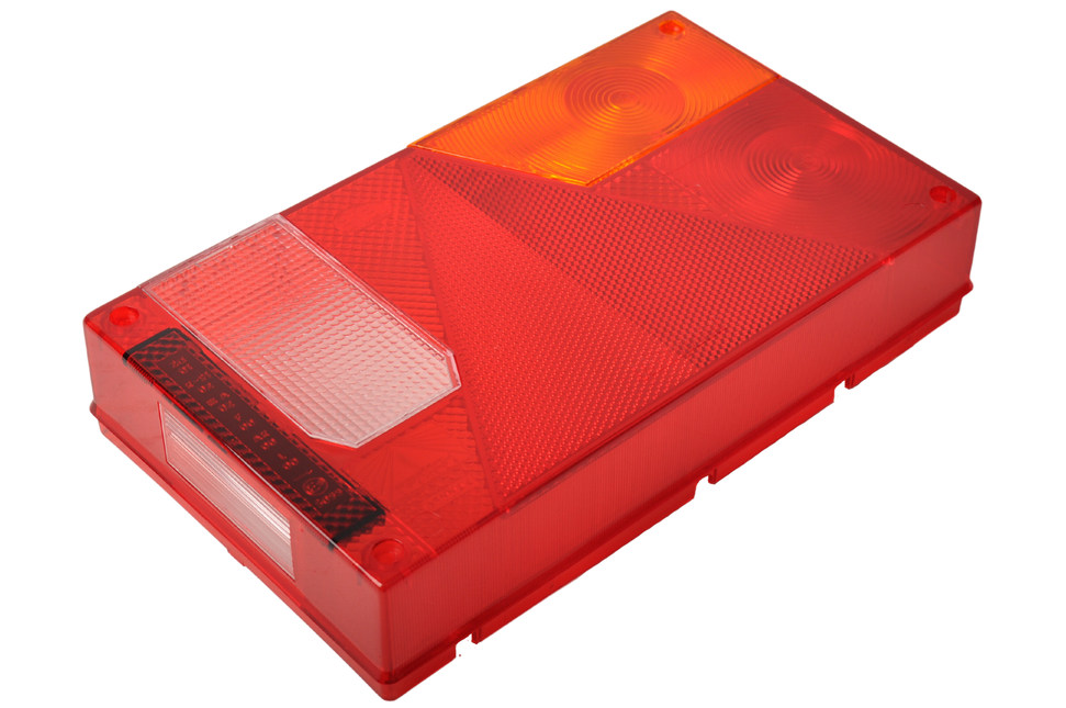 Aspock Einzelnes Glas für Aspöck Multipoint 1 - rechts - inklusive Rückfahrscheinwerfer