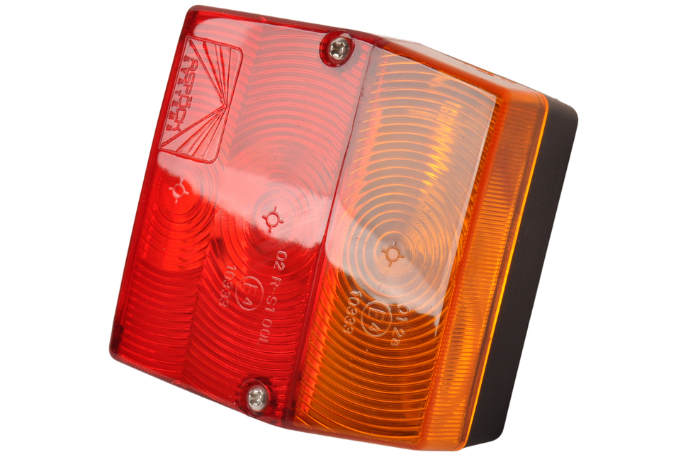 Aspock Minipoint  Rückleuchte - 5-polig - links/rechts mit Nummernschildbeleuchtung