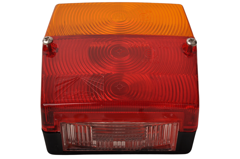 Aspock Minipoint Rückleuchte Minipoint links/rechts mit Tüllenanschluss - 98x90x49 mm