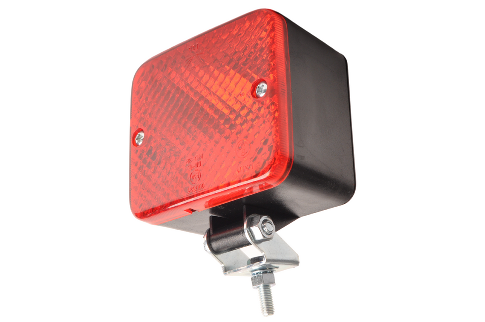 Aspock Nebelschlussleuchte - Aspöck Fogpoint auf verstellbarer Halterung - 117(85)x75x55 mm