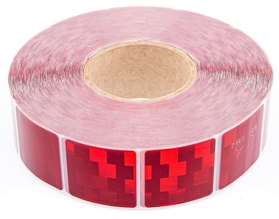 Avery 50 Meter reflektierendes Klebeband für weiche Untergründe - rot
