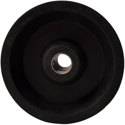 Cantonal 115x86 mm Kielrolle schwarz 22 mm Nabendurchmesser