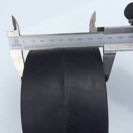 Cantonal 145x86 mm Kielrolle schwarz 22 mm Nabendurchmesser