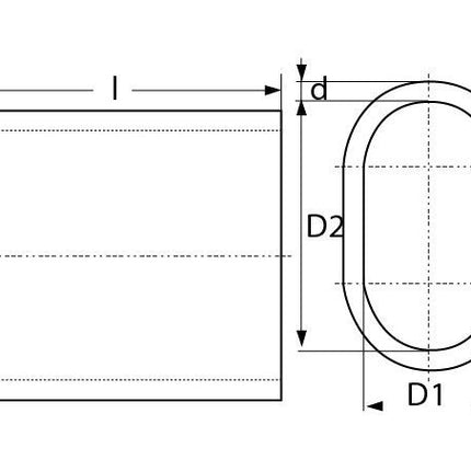 Cantonal Aluminiumklemme für 8 mm Stahldraht