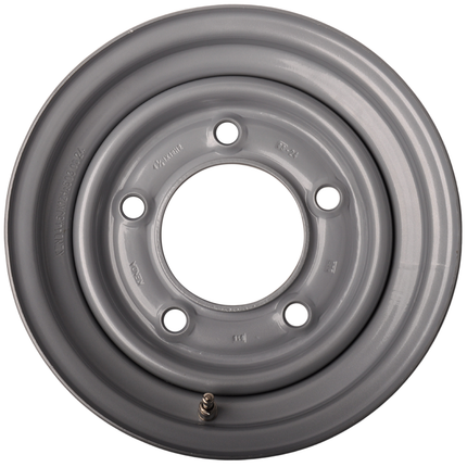 Cantonal Anhänger Felge 12 Zoll - 4.5Jx12 - Lochkreis: 5x165,1 - Tragfähigkeit: 900 kg - Nabendurchmesser: 114,5 mm - ET0