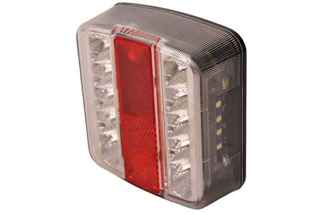 Cantonal Anhänger Rückleuchte - Cantonal LED - links/rechts - 4 Funktionen - 105x98x35 mm - 5-poliger Bajonettanschluss