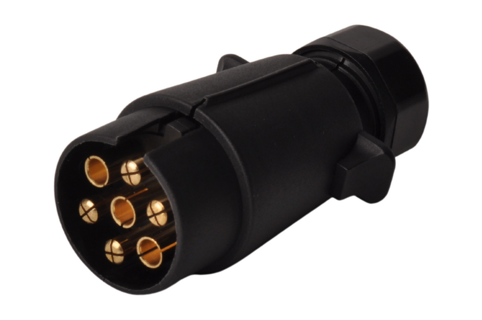 Cantonal Anhängerstecker 7-poliger Kunststoff-Flachstecker