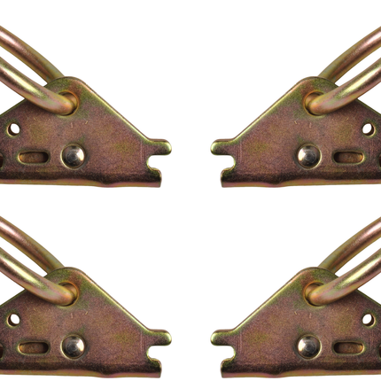 Cantonal Befestigungsring für LKW-Zurrschienen 80x14 mm -  Satz von 4 Stück